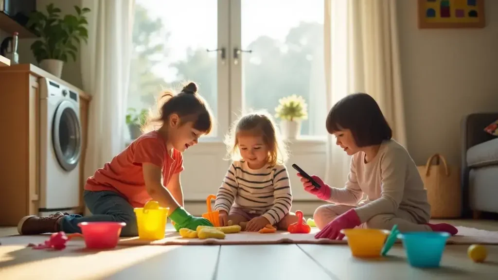 שלוש מפתחות לשתף את הילדים שלכם במשימות היומיום